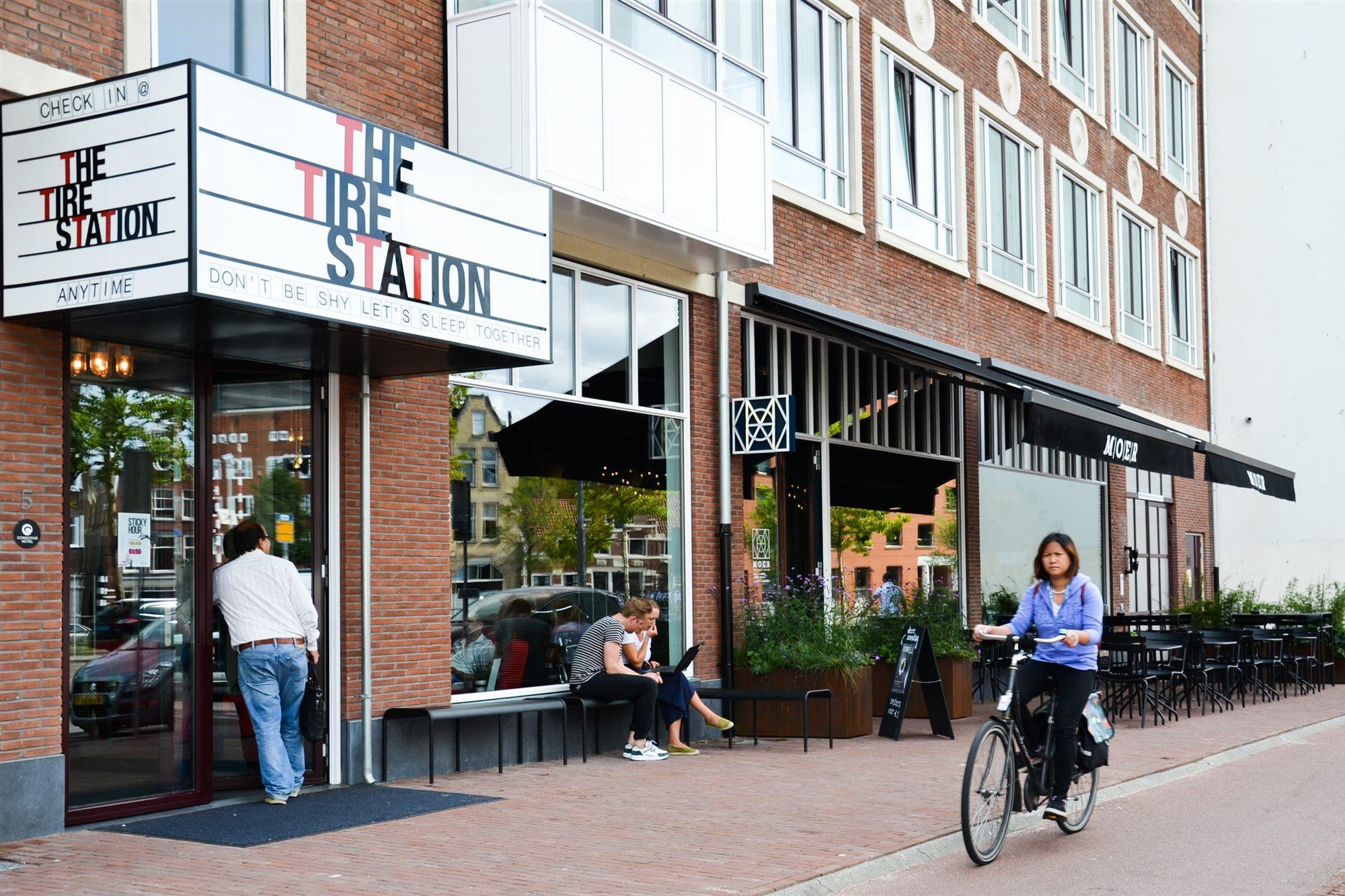 Conscious Hotel The Tire Station Amsterdam Exteriör bild